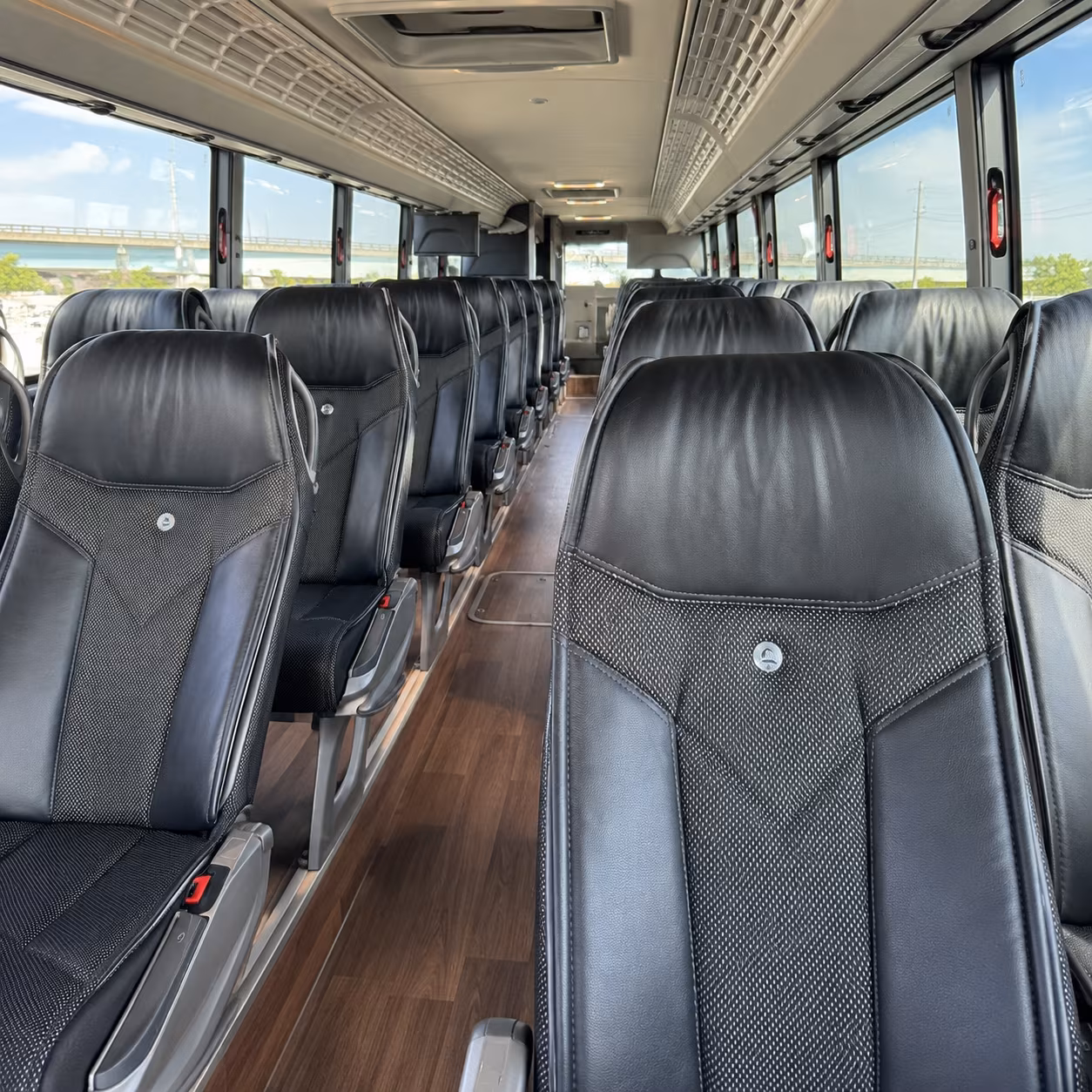 north las vegas charter bus interior gallery