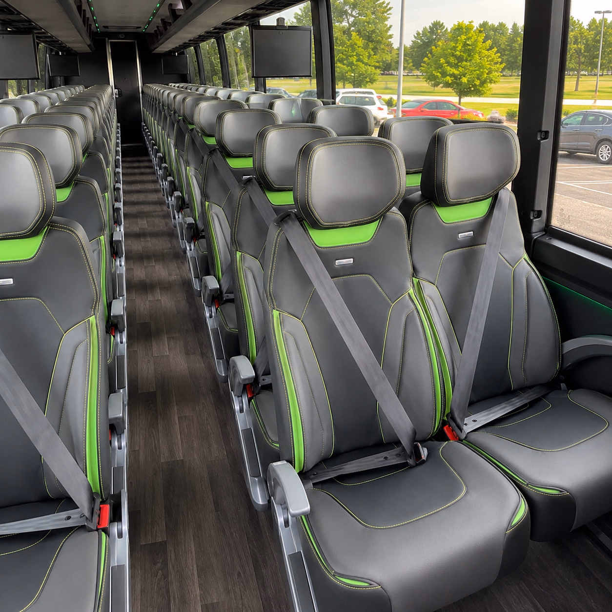 north las vegas charter bus services interior